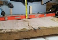 air drying live edge